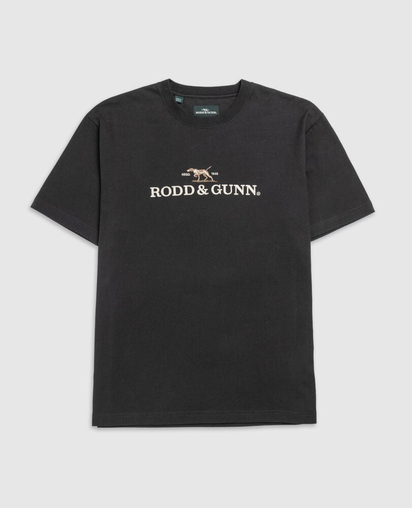 The Peaks Logo Tee, ONYX, Flat Lay