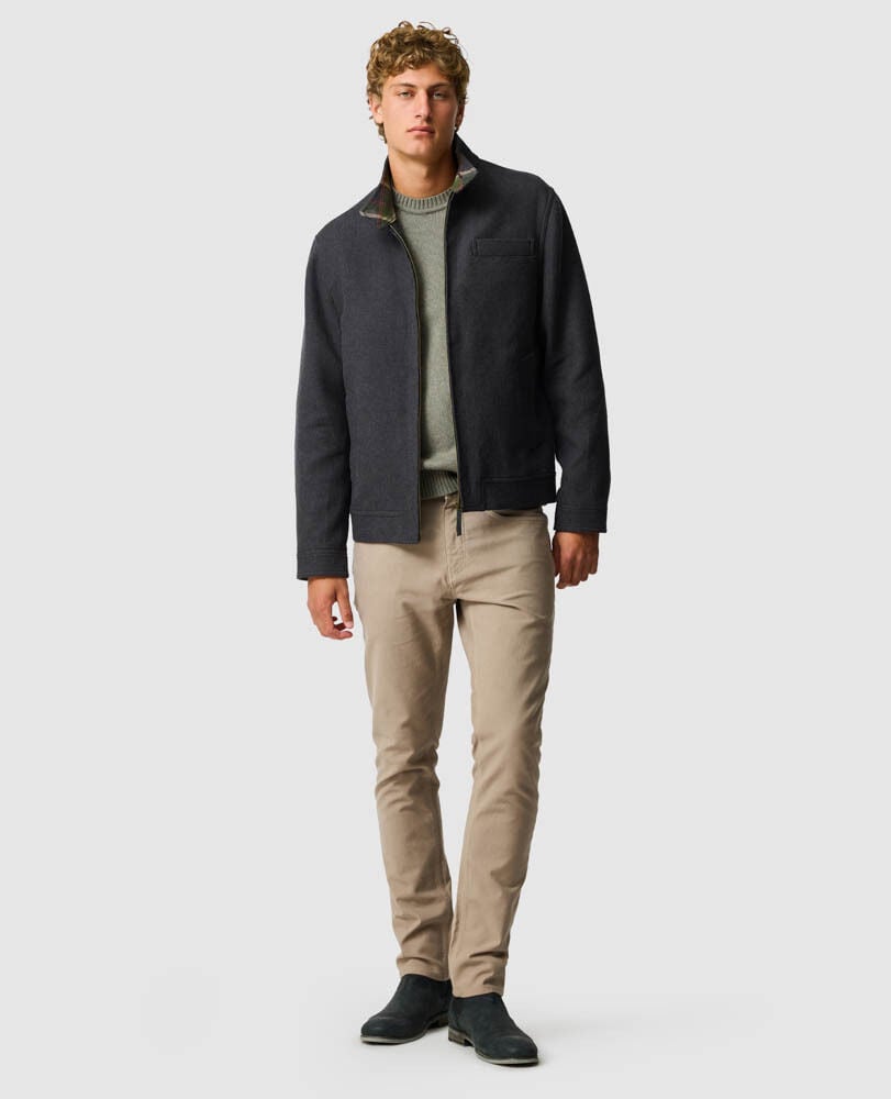 Rhodes Peak Jacket, CHARCOAL, Off Front