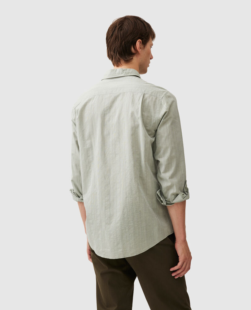 Ingleton Shirt, EUCALYPTUS, Back