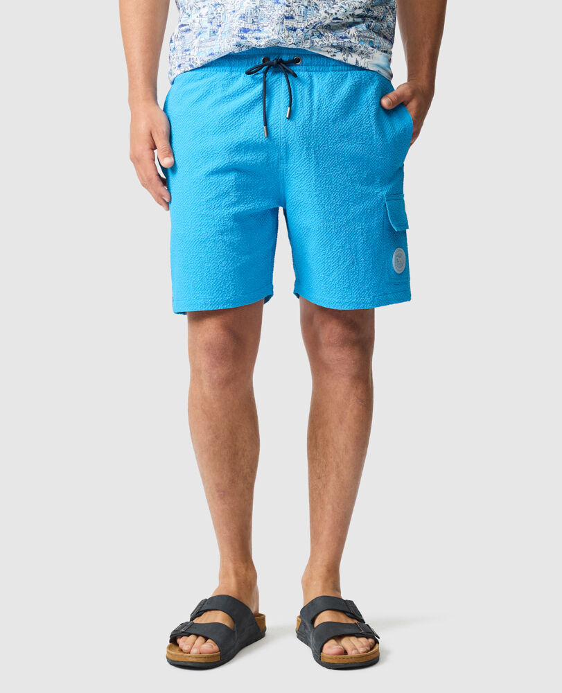 Short de bain Winterton River, BLEU BRILLANT, Front