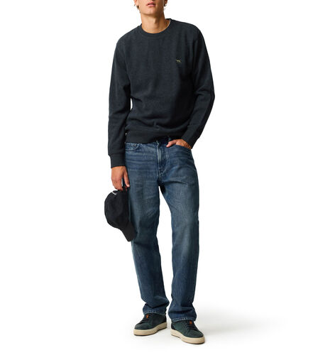 Gunn Crew Neck Sweat, GRAPHITE