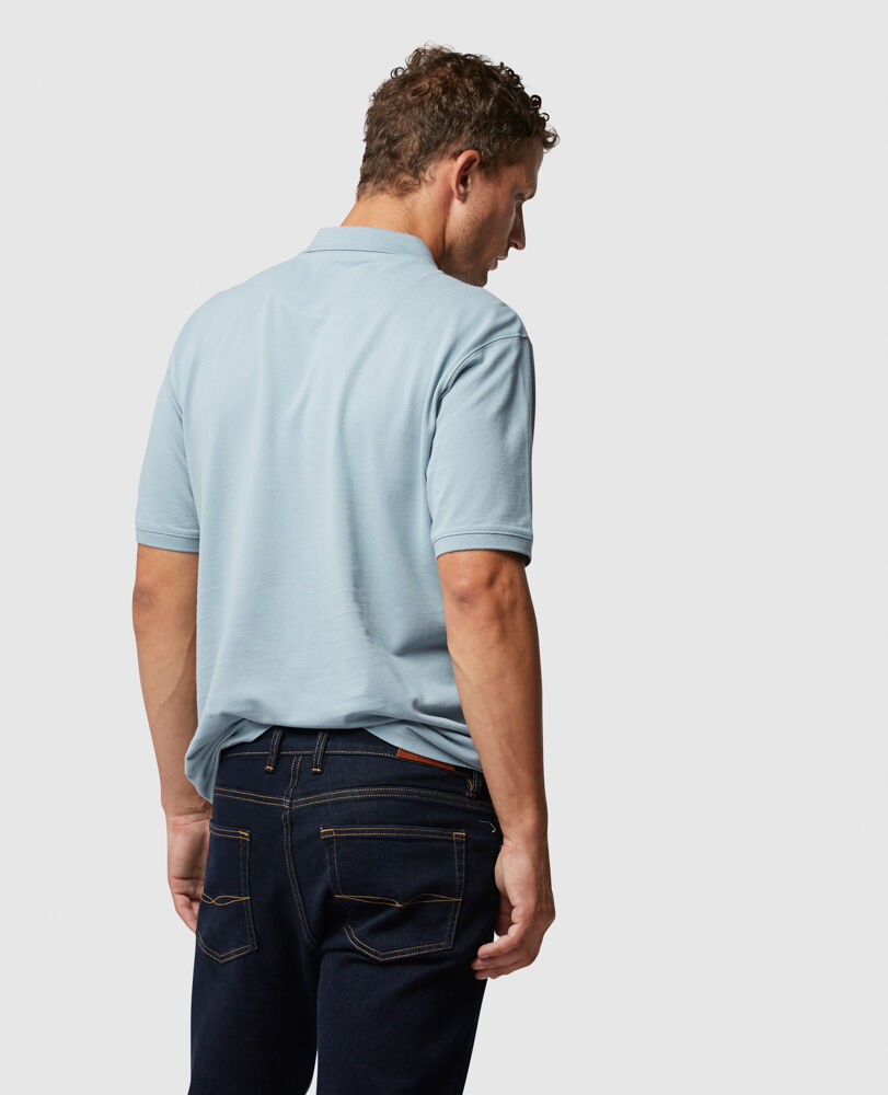 The Gunn Original Fit Polo &middot; Rain XXL, RAIN, Back