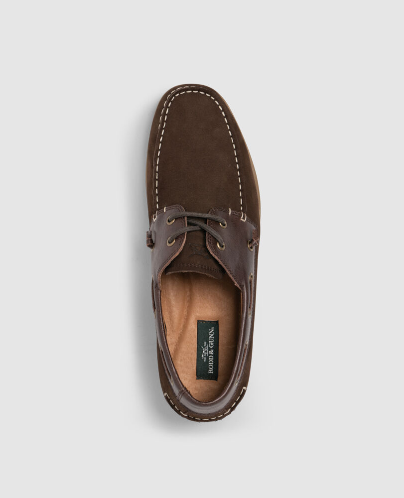 Gordons Bay Boat Shoe, DARK CHOCOLATE