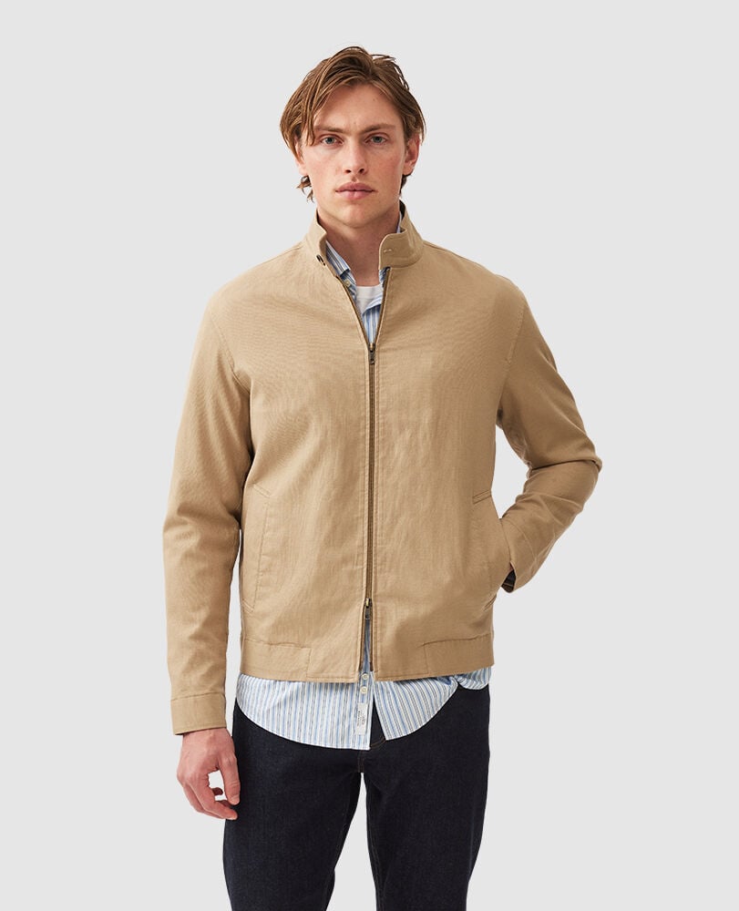 Almadale Jacke, BEIGE, Front