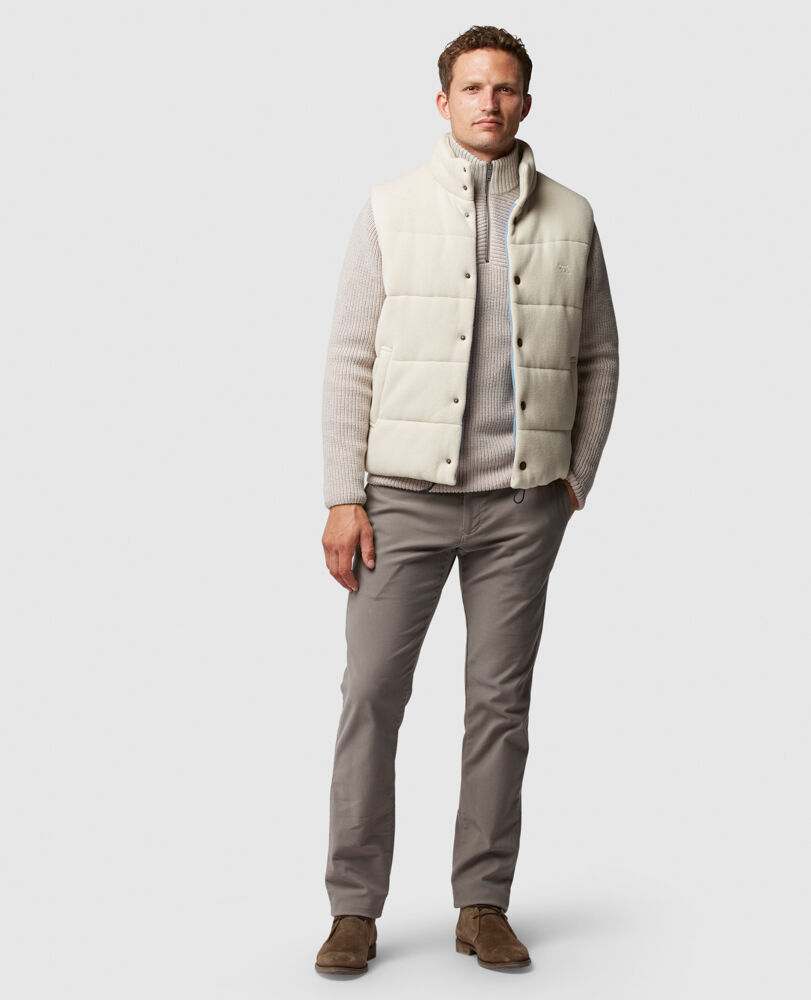Forks Glacier Vest, BONE, Off Front