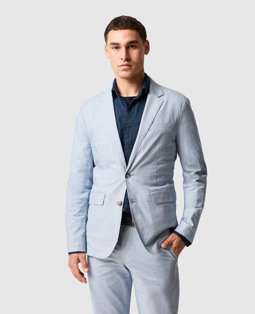 Veste blazer Gunn coupe sportive, CR&Eacute;PUSCULE, Front