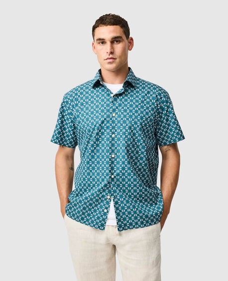 Crown Hill Shirt, BLUESTONE