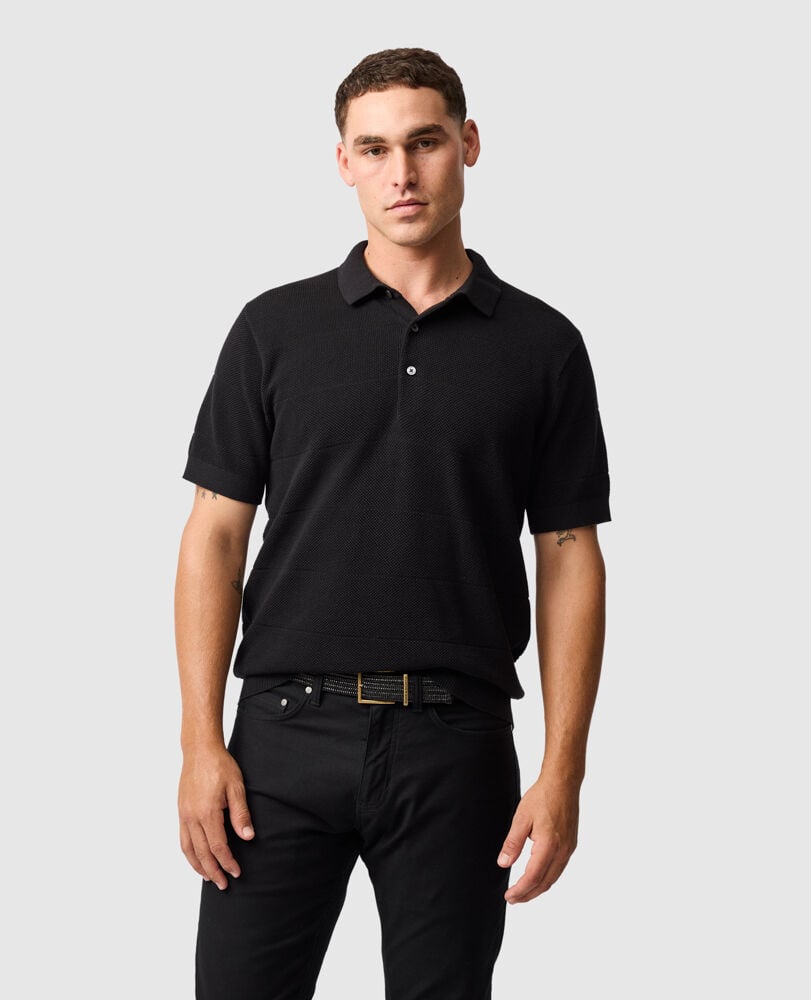 Masons Flat Knit, ONYX, Front