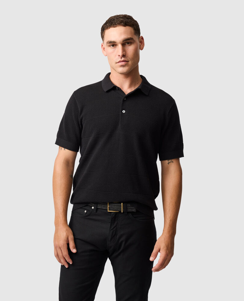 Masons Flat Knit, ONYX, Front
