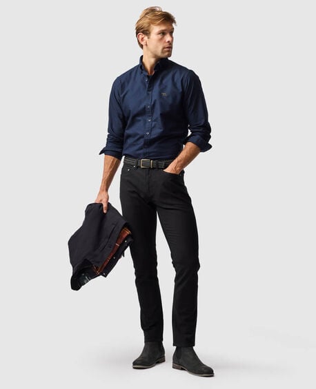 Gunn Oxford Sports Fit Shirt, ECLIPSE