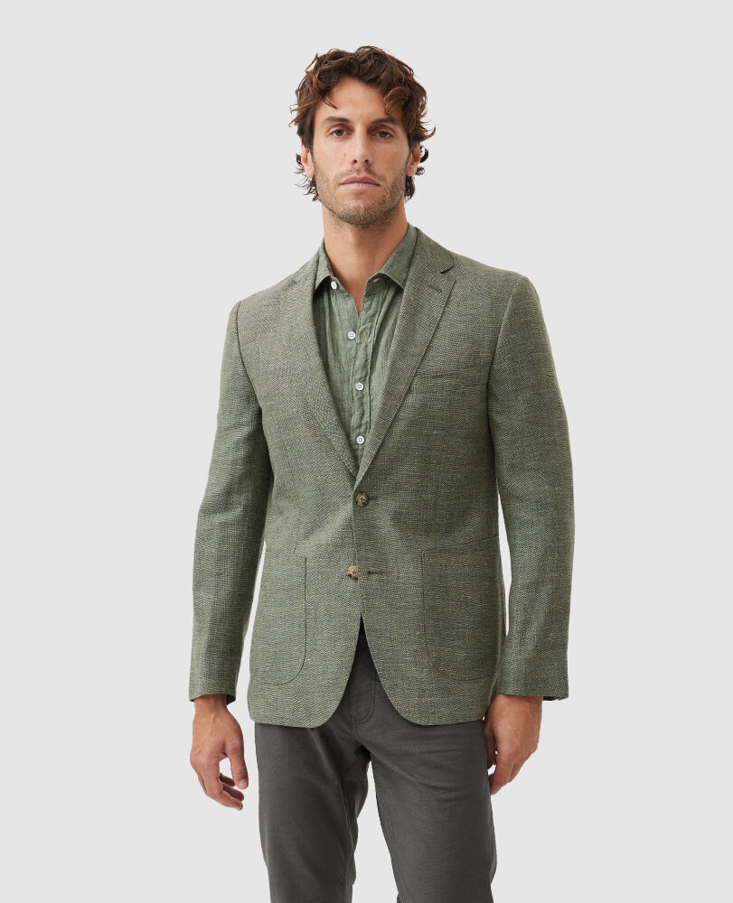 The Cascades Sports Fit Jacket, JUNIPER, Front