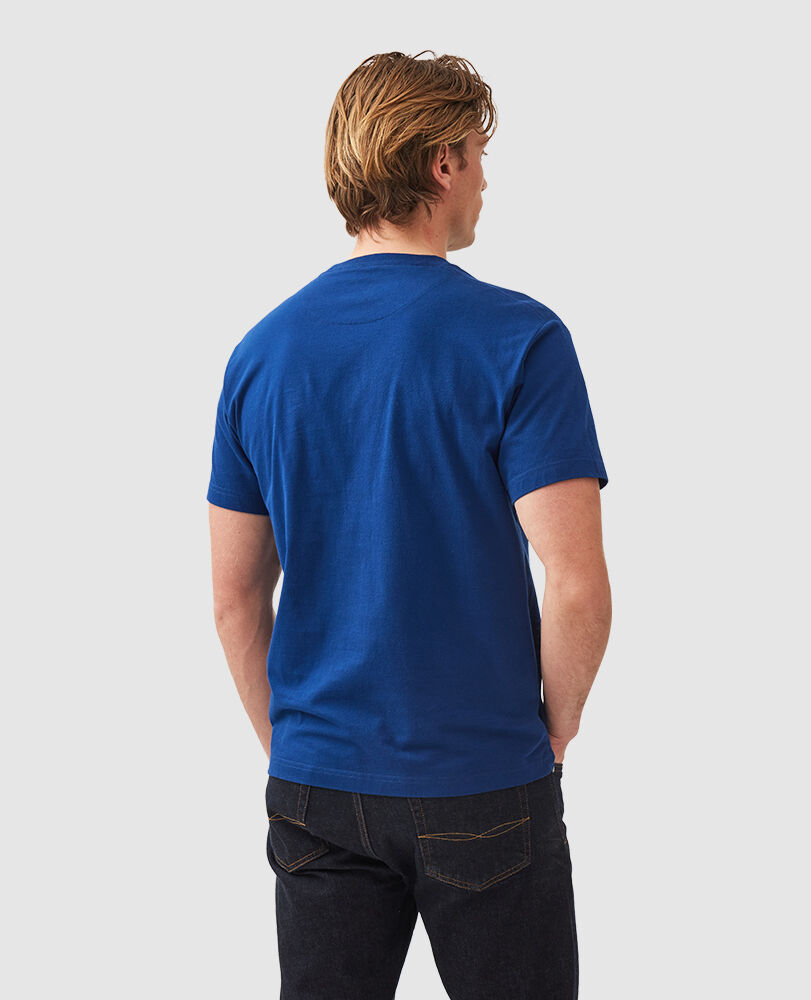 Logo T-Shirt , ELECTRIC BLUE, Back