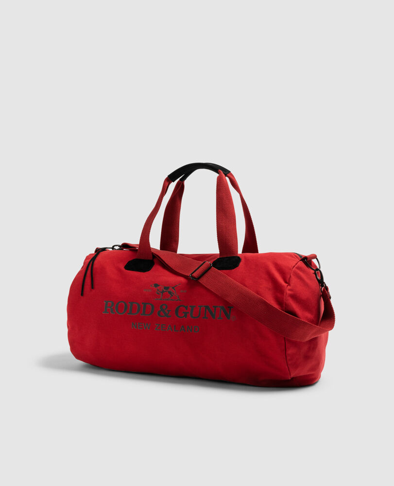 Richmond Road Duffle Bag, CURRANT, Off Front