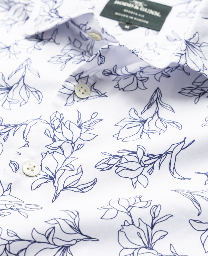 Hildersden Sports Fit Shirt, SNOW, Detail 2