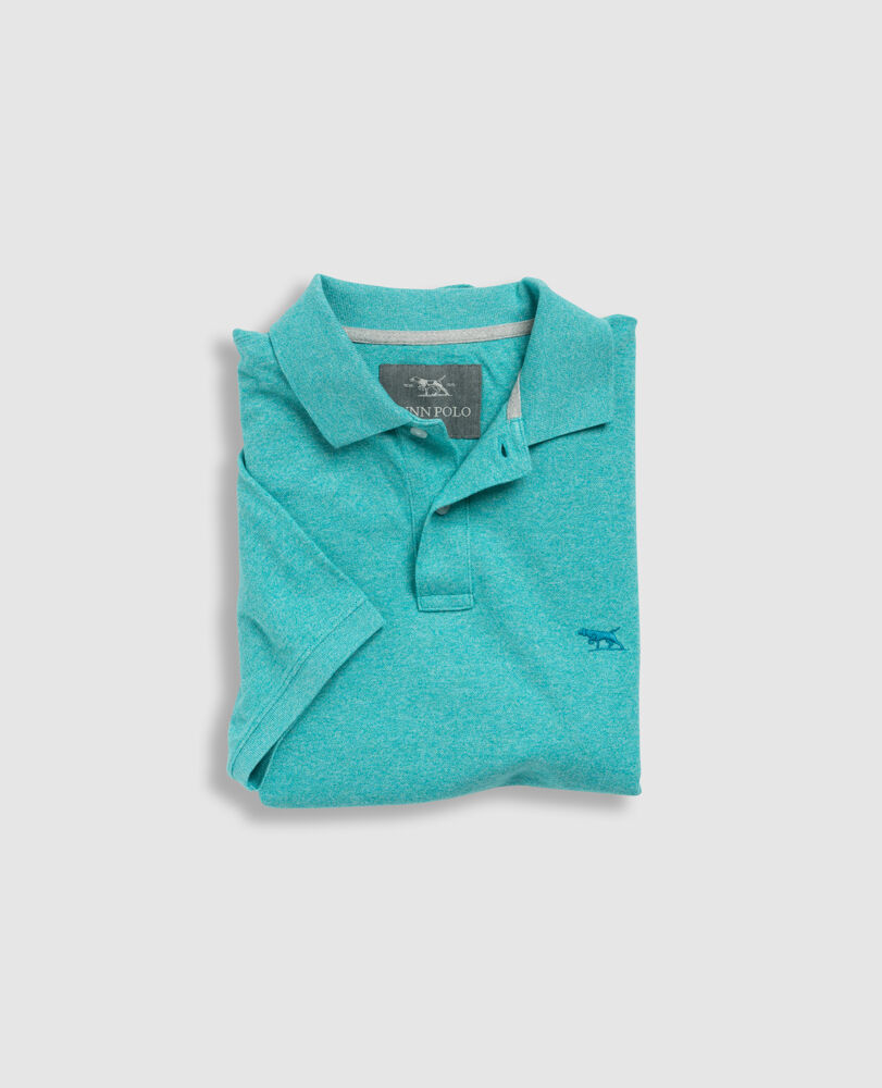 The Gunn Original Fit Polo, SEAFOAM, Flat Lay