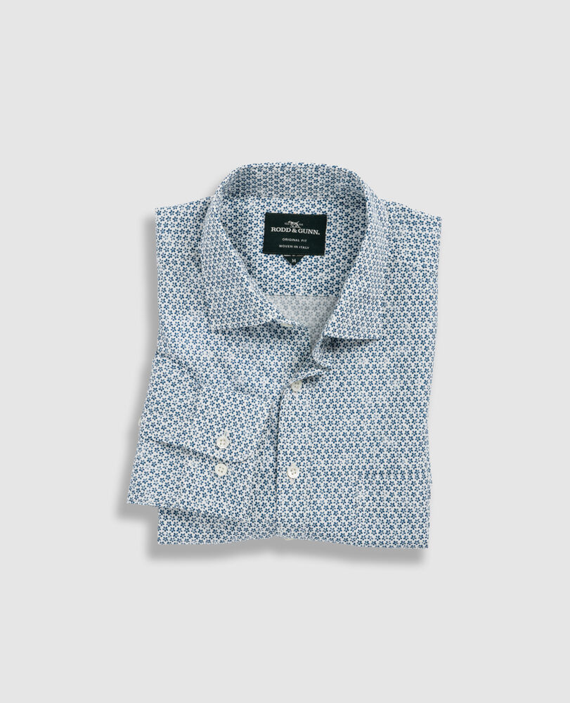 Bowlers Creek Shirt, ROYAL, Flat Lay
