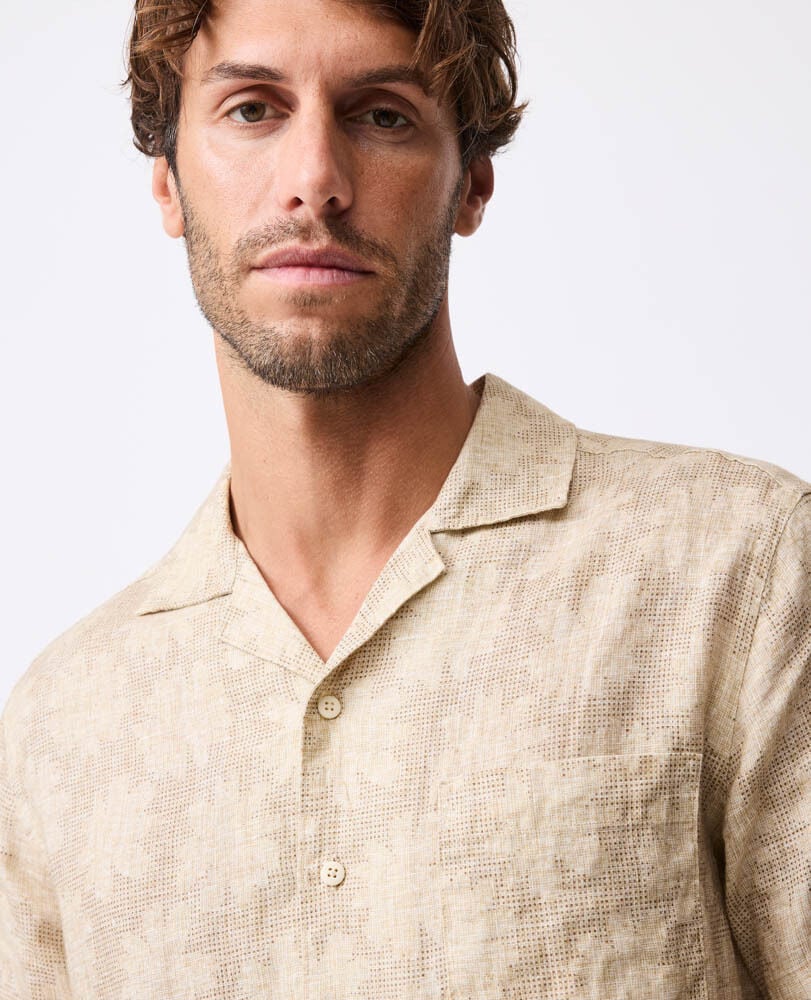 Arthurs Point Shirt, NATURAL, Flat Lay