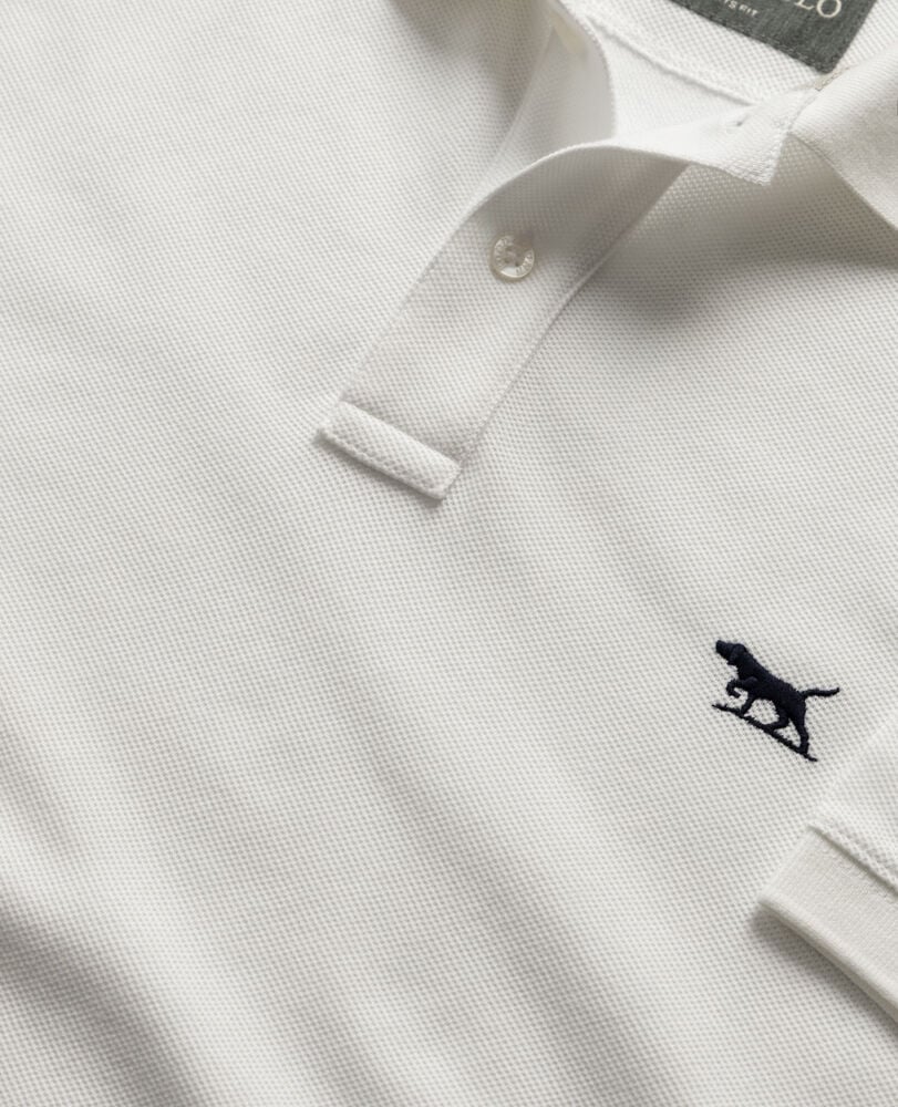 The Gunn Sports Fit Polo, COCONUT, Detail 2