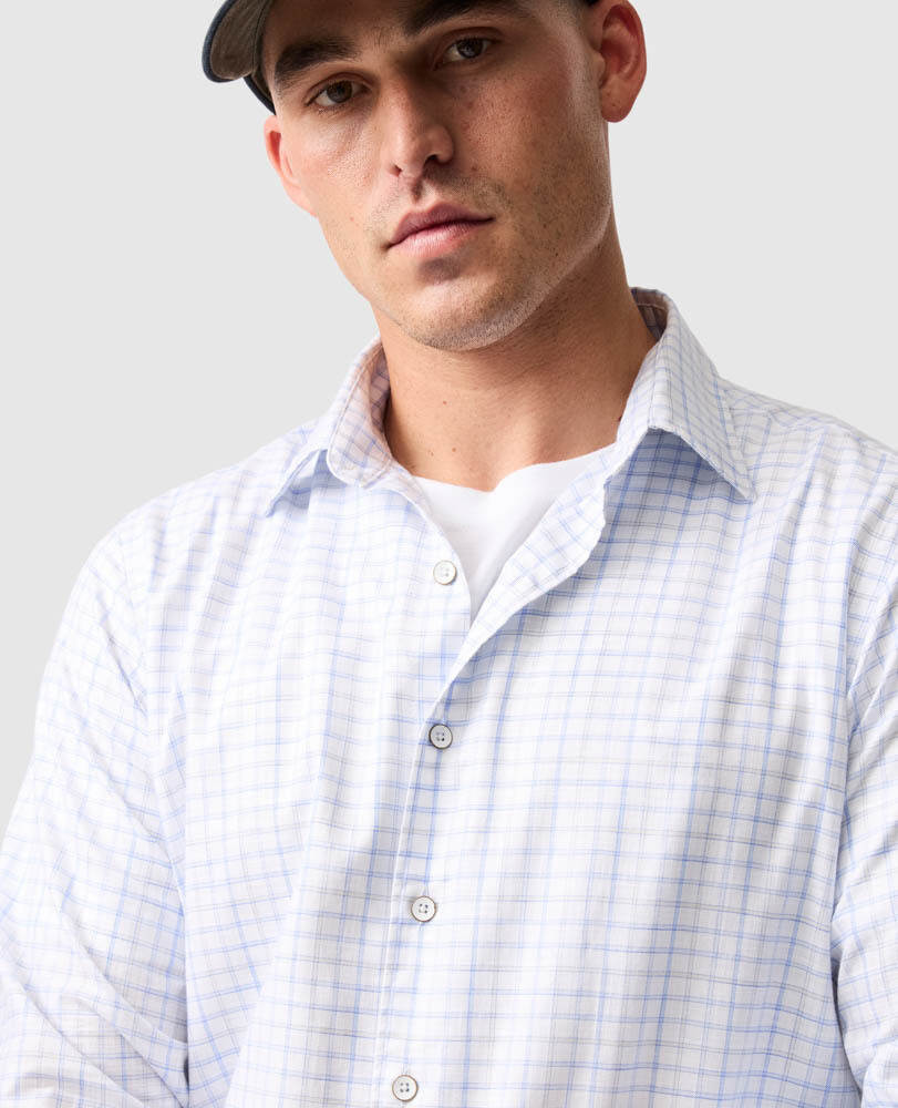 Mount Victor Sports Fit Shirt, CORNFLOWER, Detail 3