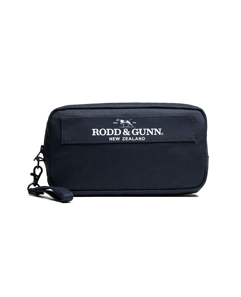 Farrar Street Wash Bag, NAVY, Front