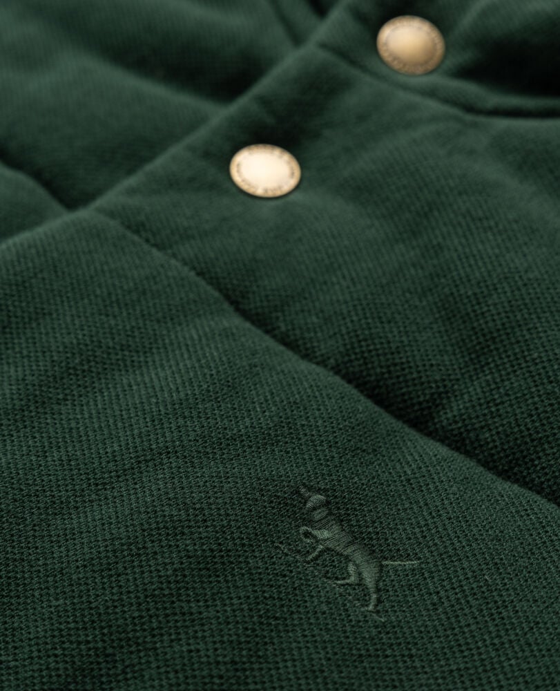 Lake Ferry Vest, FOREST, Flat Lay