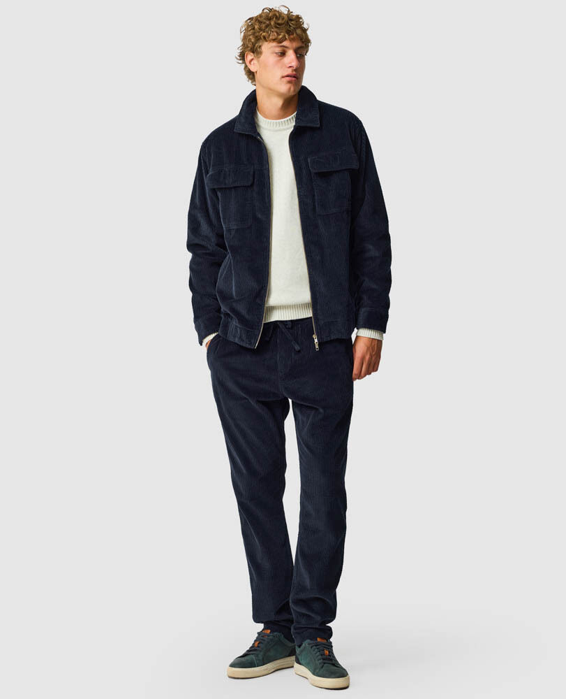Anvil Island Shacket, NAVY, Off Front