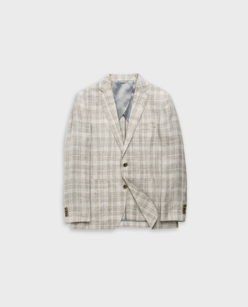 Waverly Park Sports Fit Jacket, OATMEAL, Flat Lay