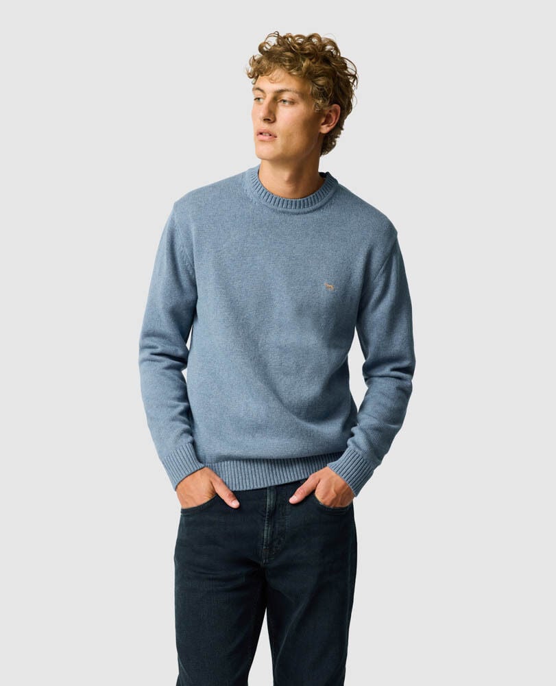 Gunn Knit, CHAMBRAY, Front