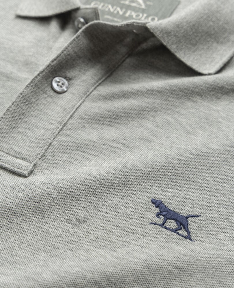 Long Sleeve Original Fit Gunn Polo, GREY MARLE, Detail 2