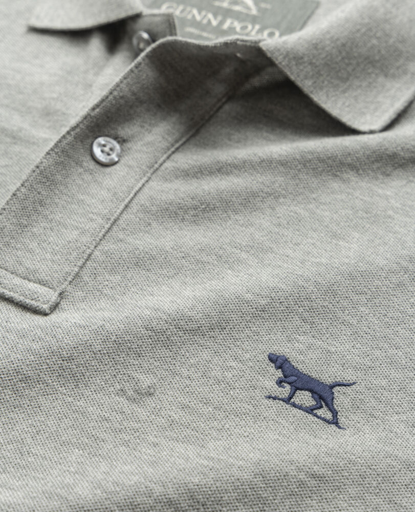 Ls Original Fit Gunn Polo, GRAU MARLE, Detail 2