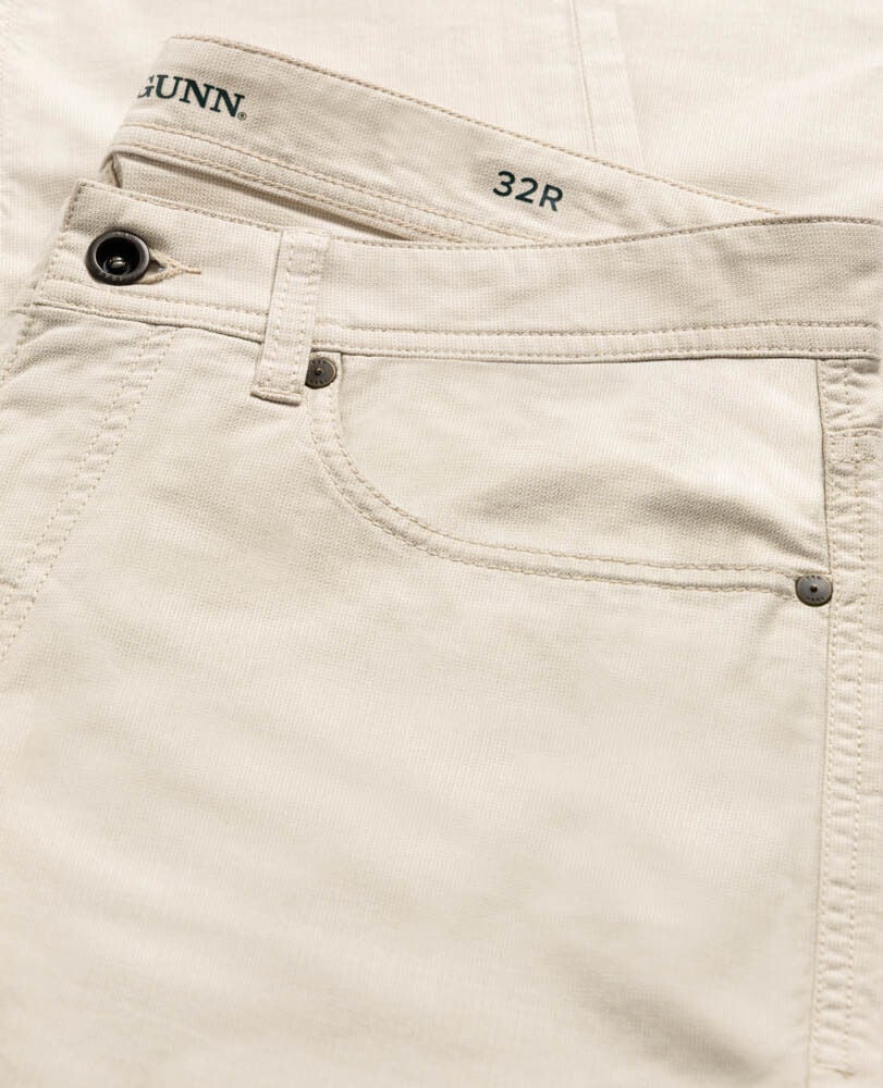 Gunn Straight Fit Jean, BEIGE