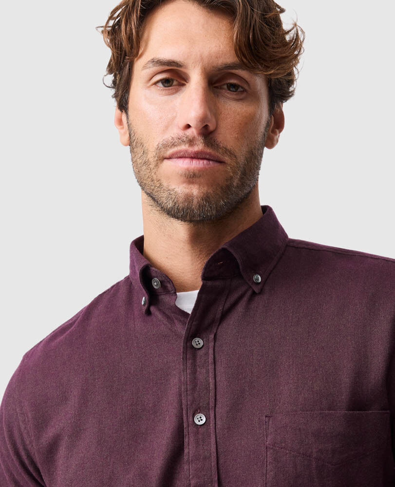 Barrhill Sports Fit Shirt, MULBERRY