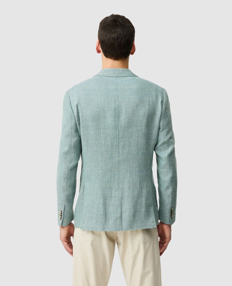 The Cascades Sports Fit Jacket, AQUAMARINE, Back