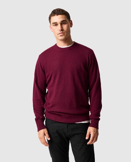 Stewart Island Knit, BURGUNDY