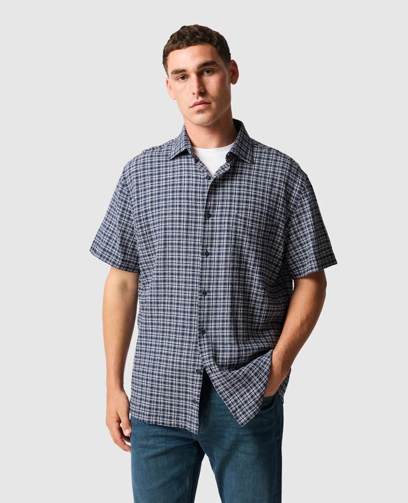Springfield Shirt, INDIGO, Front