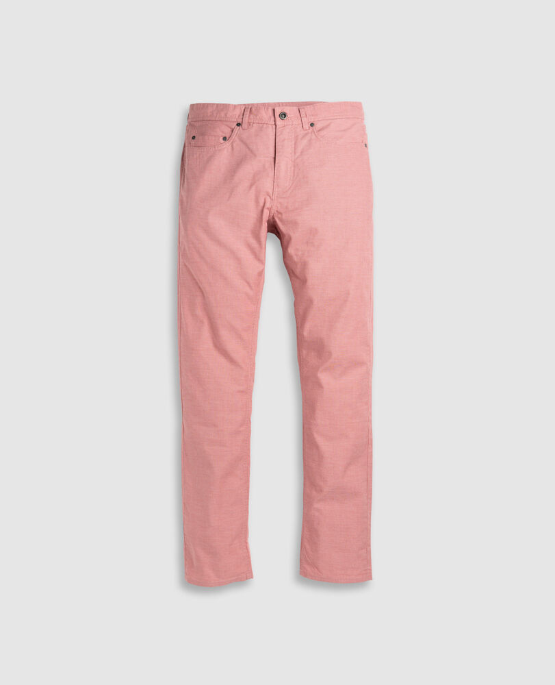 Gunn Straight Fit Jean, CORAL, Flat Lay