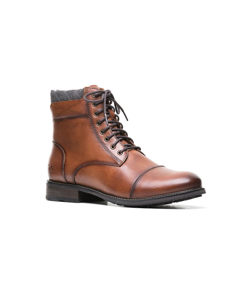 David Field Military Boot, TAN, Off Front