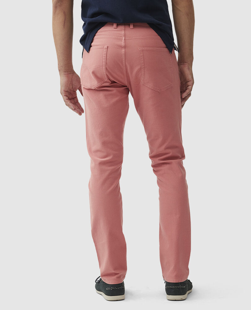 Jeans Motion 2 mit geradem Bein, KORALLE, Back