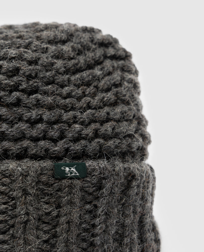 Winton Beanie, CHARCOAL, Flat Lay