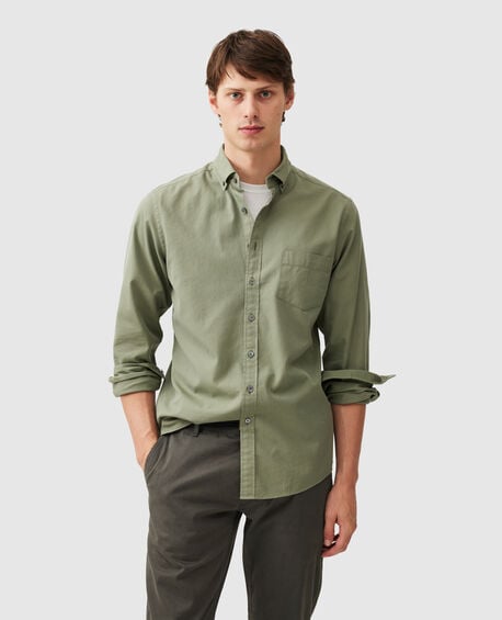 Featherston Sports Fit Shirt, HEMLOCK