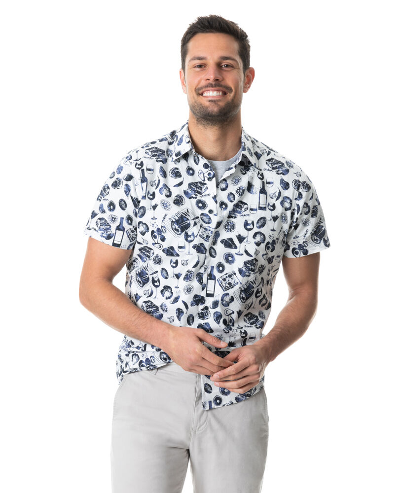 Killnichy Sports Fit Shirt, BONE, Front