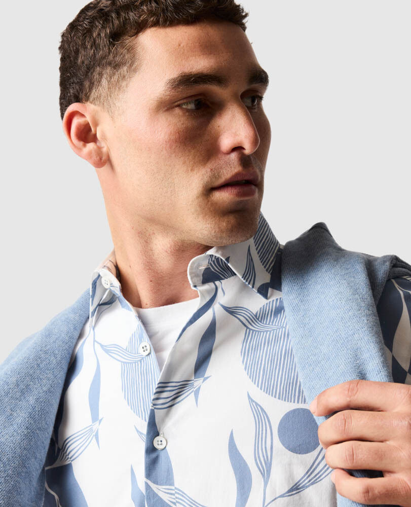 Carrington Shirt, STONEWASH, Detail 3