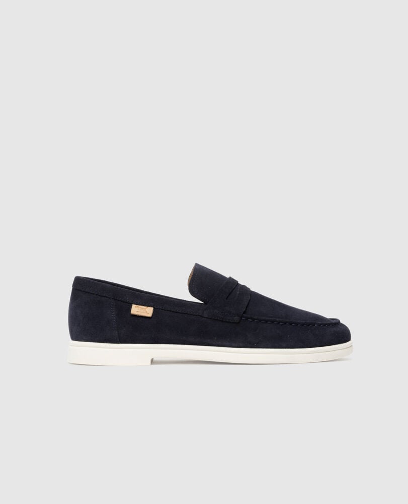 Marsden Bay Loafer, NAVY, Front