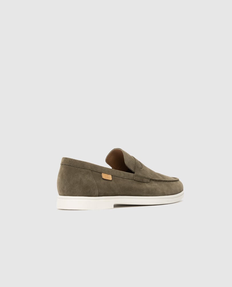 Marsden Bay Loafer, OLIVE, Back