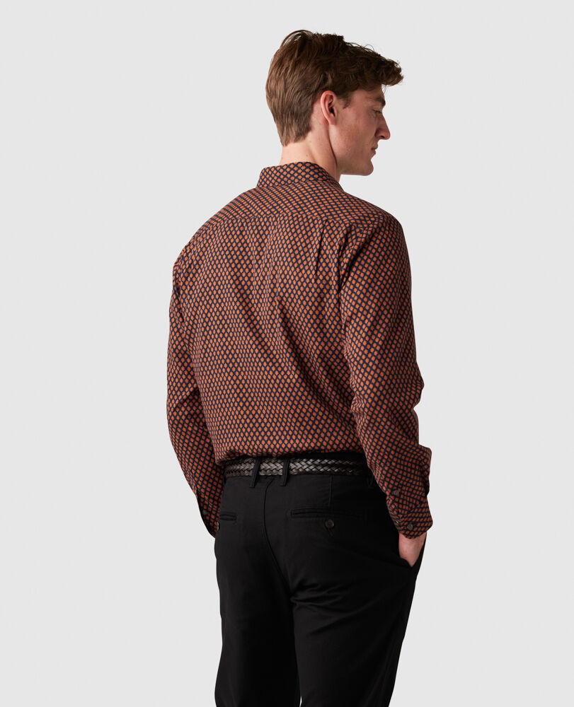 Middle Valley Sports Fit Shirt, MARINE, Flat Lay