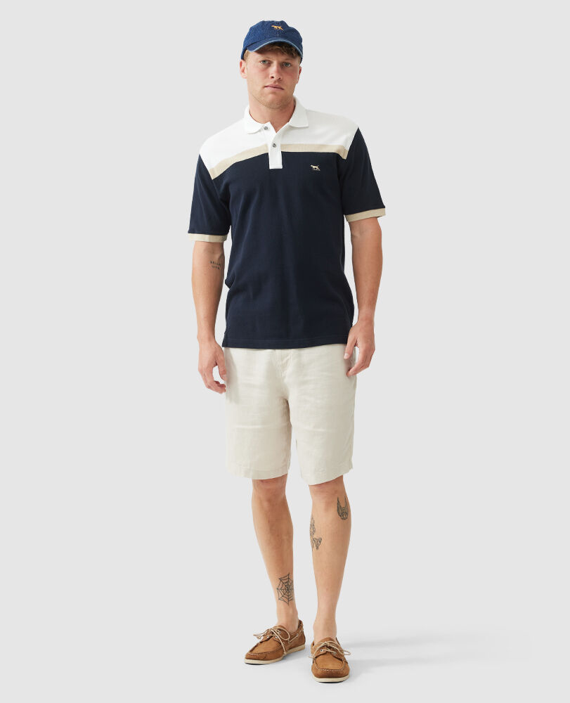 Whitby Polo, NAVY, Off Front