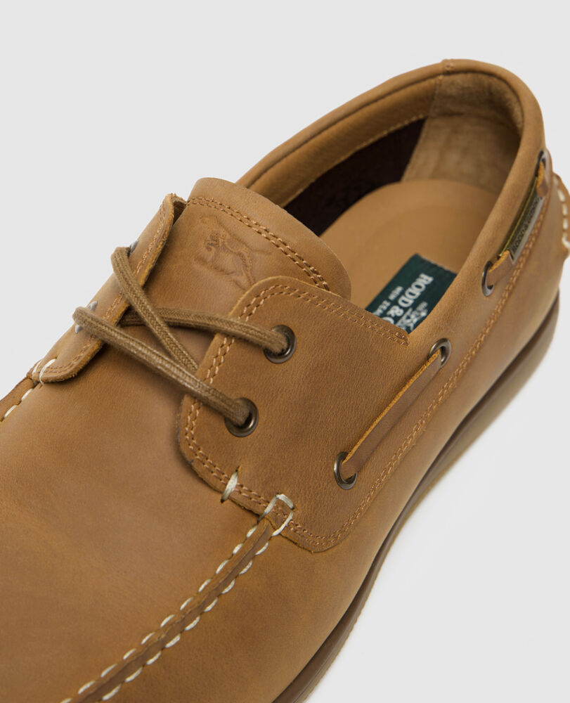 Boardwalk Boat Shoe, BIRCH, Detail 3