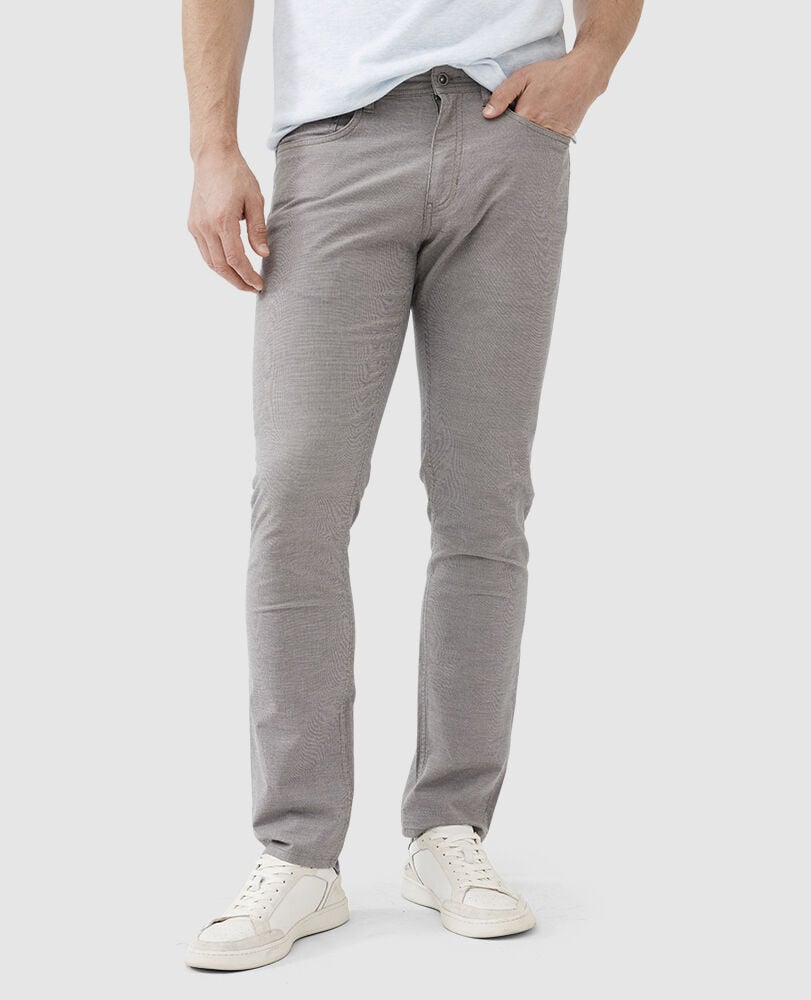 Gunn Straight Fit Jean, LATTE, Front