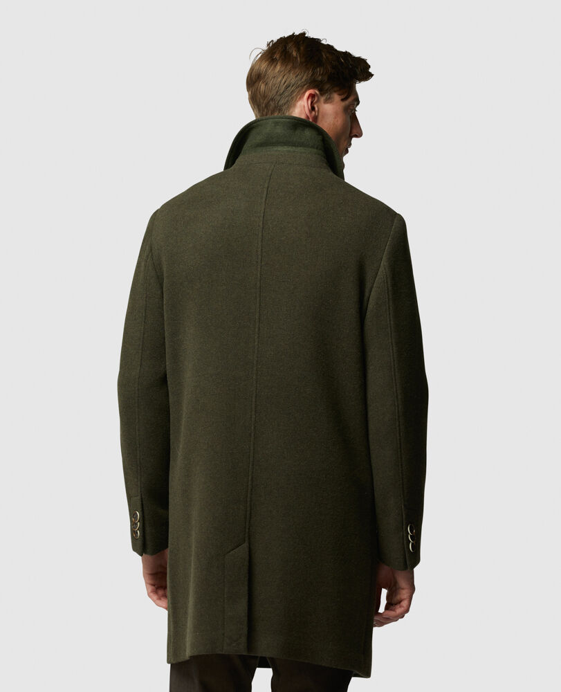 Murchison Coat, OLIVE, Back