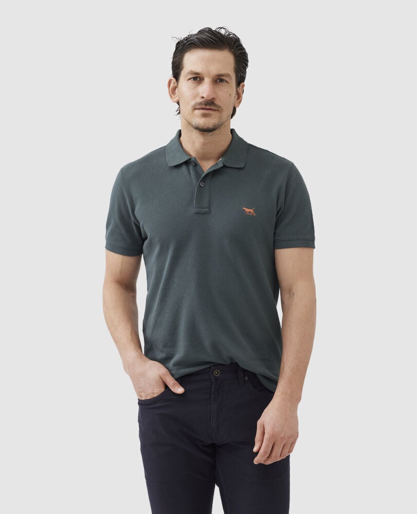 The Gunn Sports Fit Polo, VINE, Front
